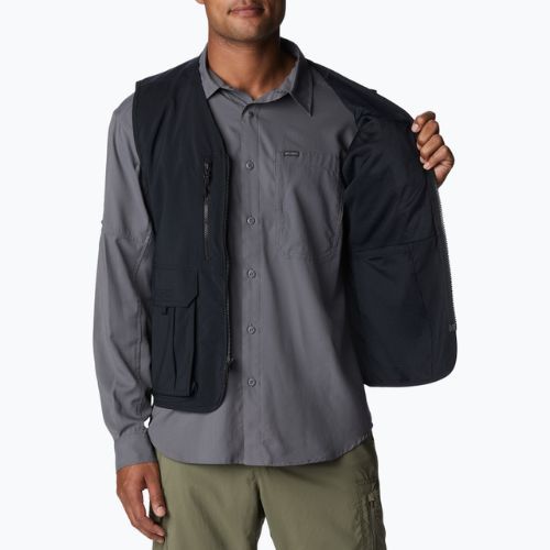 Bezrękawnik trekkingowy męski Columbia Silver Ridge Utility black
