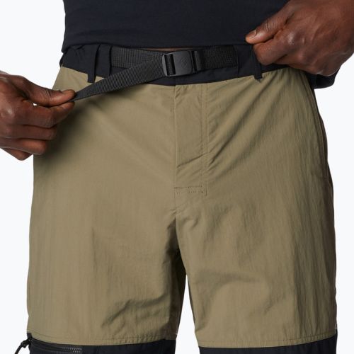 Spodenki trekkingowe męskie Columbia Summerdry Belted stone green/black