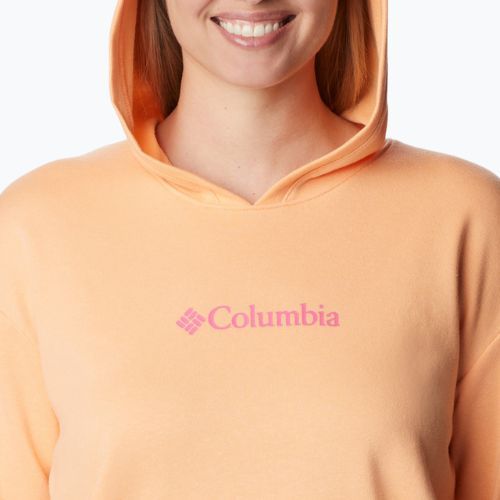 Bluza damska Columbia Logo III French Terry peach wild geranium