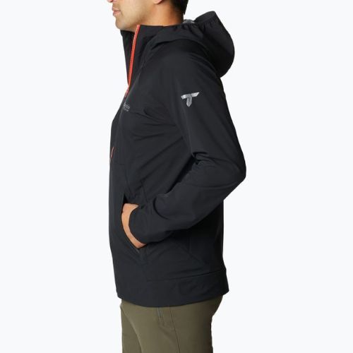 Kurtka softshell męska Columbia Platinum Peak Softshell black