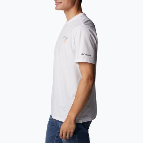 Koszulka trekkingowa męska Columbia Legend Trail white/csc washed pines graphic