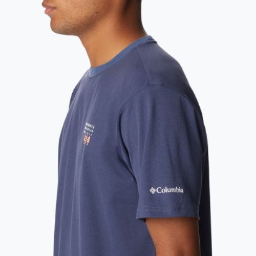Koszulka trekkingowa męska Columbia Legend Trail dark mountain/csc washed pines graphic