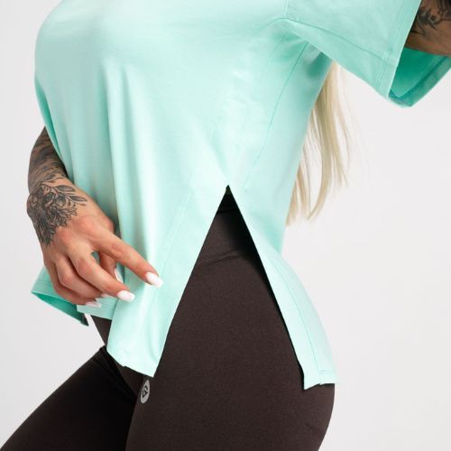 Koszulka treningowa damska Gym Glamour Glamour mint