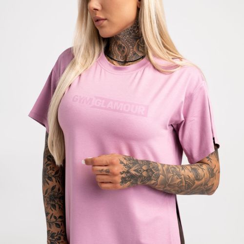 Koszulka treningowa damska Gym Glamour Glamour pink