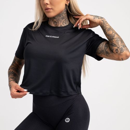 Koszulka treningowa damska Gym Glamour Sport black