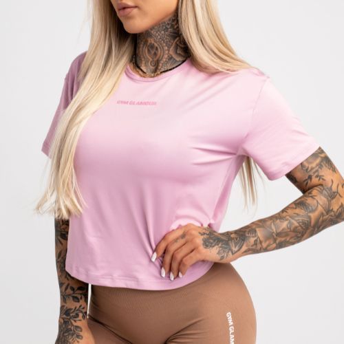 Koszulka treningowa damska Gym Glamour Sport pink