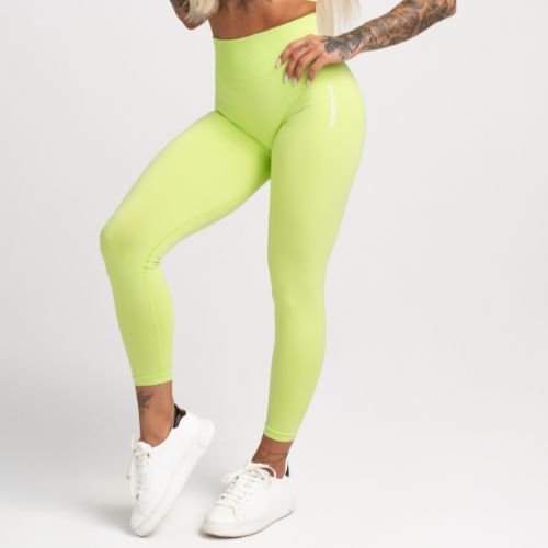 Legginsy treningowe damskie Gym Glamour Compress apple