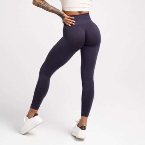 Legginsy treningowe damskie Gym Glamour Flexible eclipse