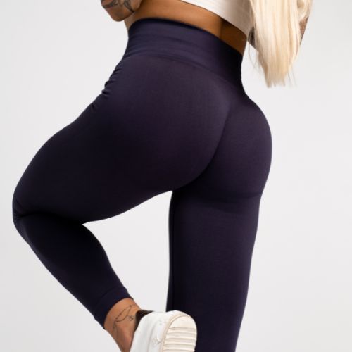 Legginsy treningowe damskie Gym Glamour Flexible eclipse