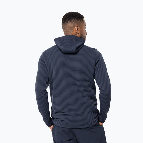 Bluza trekkingowa męska Jack Wolfskin Modesto Hooded night blue