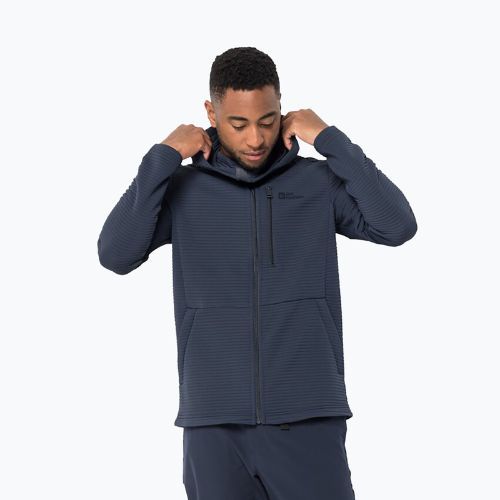 Bluza trekkingowa męska Jack Wolfskin Modesto Hooded black