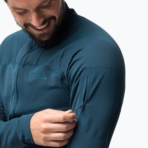 Bluza trekkingowa męska Jack Wolfskin Prelight FZ dark sea