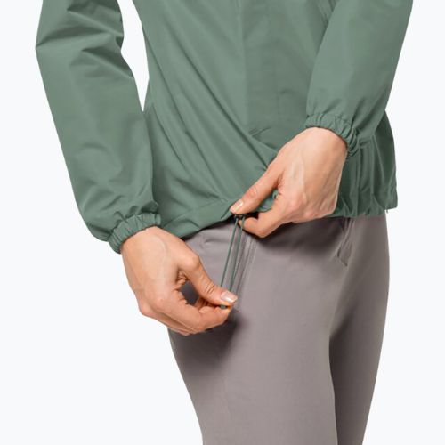 Kurtka przeciwdeszczowa damska Jack Wolfskin Stormy Point 2L picnic green