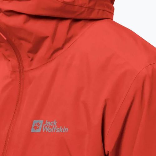 Kurtka przeciwdeszczowa męska Jack Wolfskin Pack & Go Shell strong red