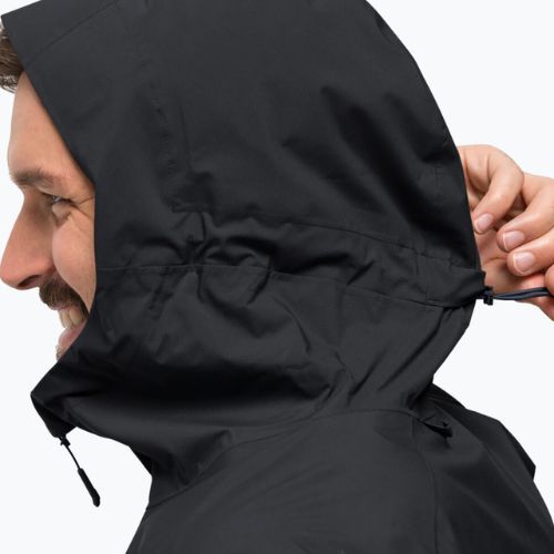 Kurtka przeciwdeszczowa męska Jack Wolfskin Elsberg 2.5L black
