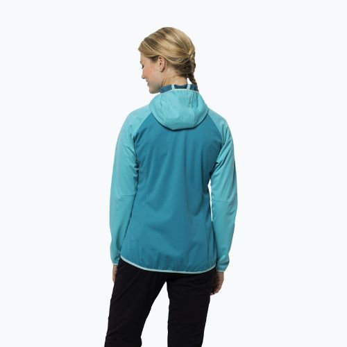 Kurtka softshell damska Jack Wolfskin Go Hike Softshell tile blue