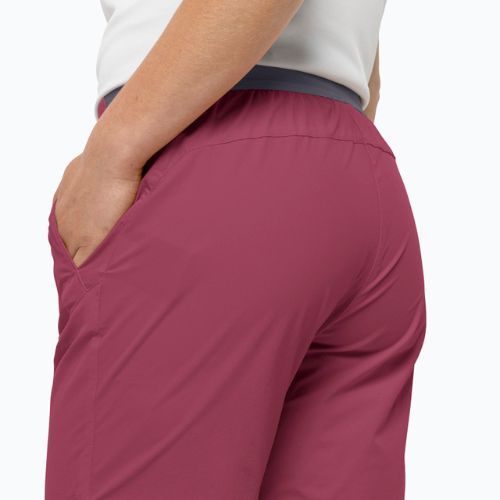 Spodenki trekkingowe damskie Jack Wolfskin Hilltop Trail sangria red