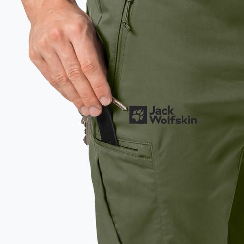 Spodnie softshell męskie Jack Wolfskin Activate Tour greenwood