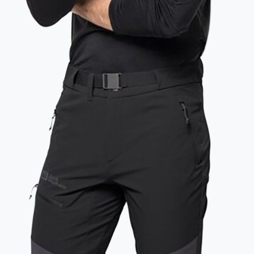 Spodnie softshell męskie Jack Wolfskin Ziegspitz black