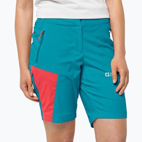 Spodenki trekkingowe damskie Jack Wolfskin Glastal tile blue