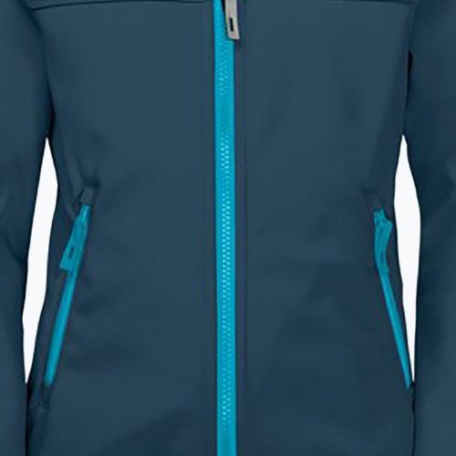 Kurtka softshell dziecięca Jack Wolfskin Fourwinds Jacket Kids dark sea