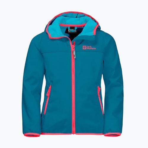 Kurtka softshell dziecięca Jack Wolfskin Fourwinds Jacket Kids everest blue