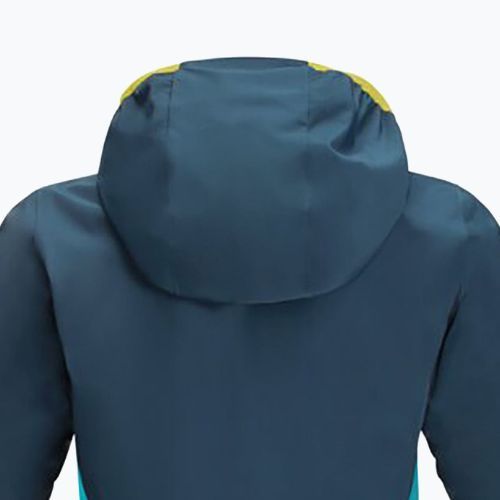 Kurtka przeciwdeszczowa dziecięca Jack Wolfskin Active Hike dark sea