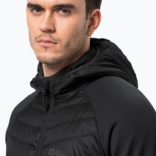 Kurtka hybrydowa męska Jack Wolfskin Routeburn Pro Hybrid black