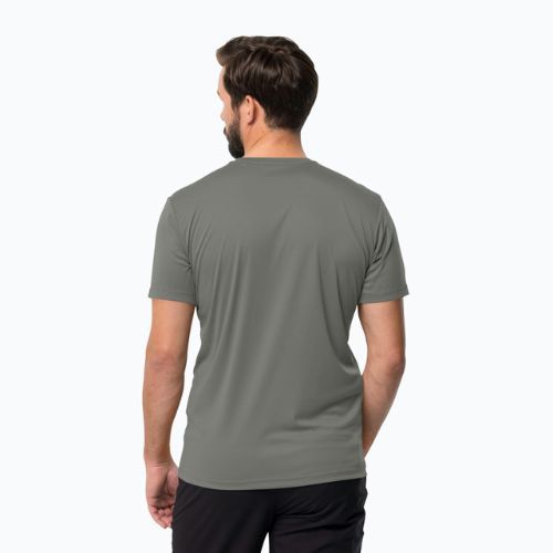 Koszulka trekkingowa męska Jack Wolfskin Tech gecko green