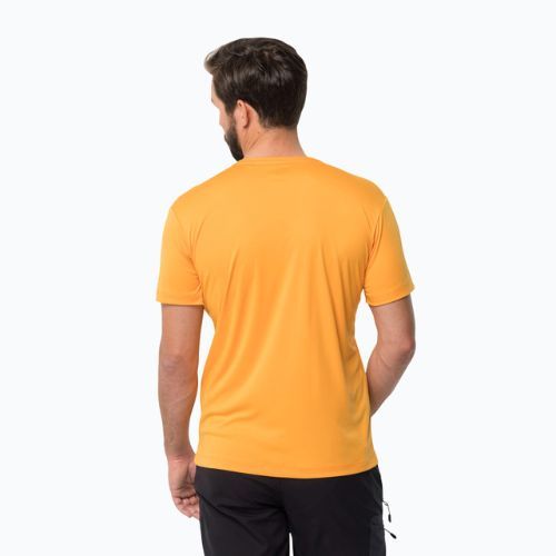 Koszulka trekkingowa męska Jack Wolfskin Peak Graphic orange pop