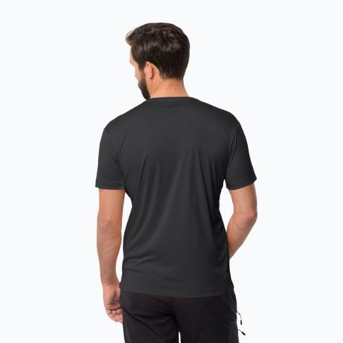 Koszulka trekkingowa męska Jack Wolfskin Peak Graphic phantom