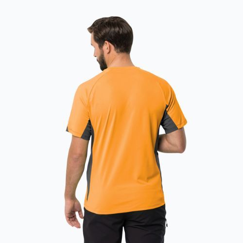 Koszulka trekkingowa męska Jack Wolfskin Narrows orange pop