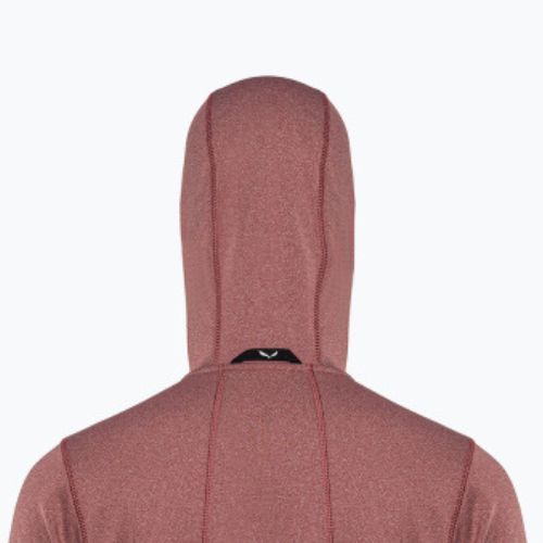 Bluza trekkingowa damska Salewa Puez Hybrid PL FZ Hoody syrah melange