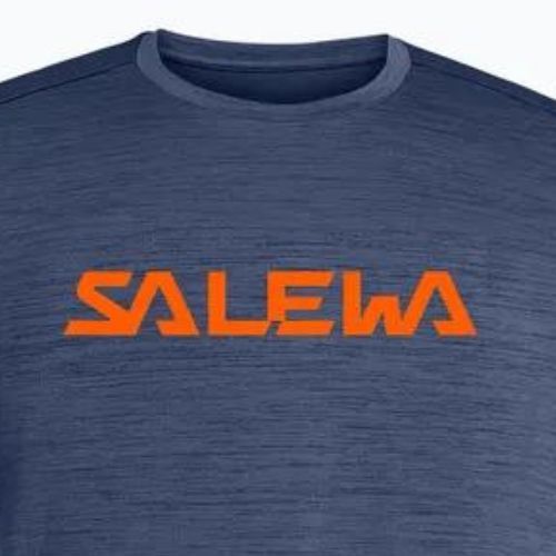 Koszulka trekkingowa męska Salewa Puez Hybrid 2 Dry navy blazer melange