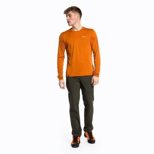 Longsleeve trekkingowy męski Salewa Puez Melange Dry autumnal melange