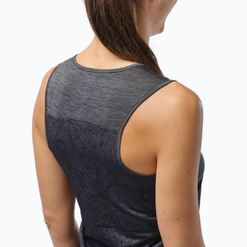 Koszulka trekkingowa damska Salewa Puez Graphic Dry Tank black out melange