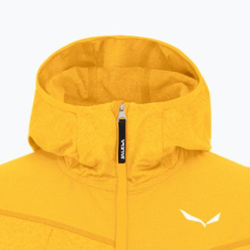 Bluza trekkingowa dziecięca Salewa Agner Melange PL FZ Hoody gold melange