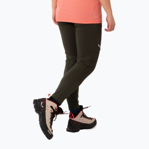 Legginsy damskie Salewa Puez Dry Resp Cargo Tights dark olive