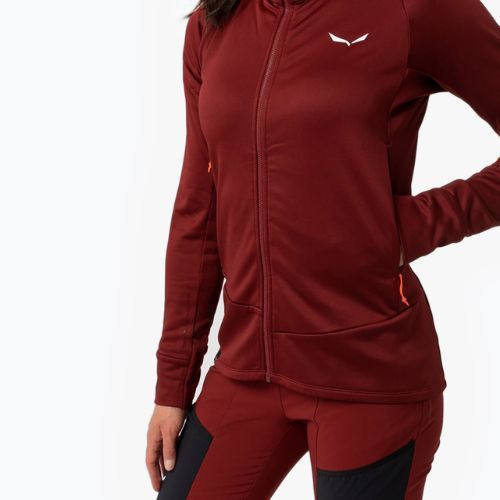 Bluza trekkingowa damska Salewa Puez PL Hooded syrah