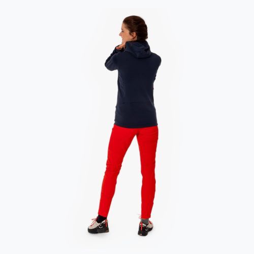 Bluza trekkingowa damska Salewa Agner PL Hooded navy blazer