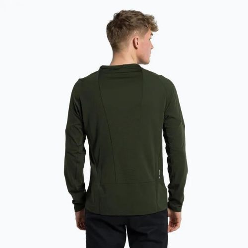 Longsleeve trekkingowy męski Salewa Pedroc Dry dark olive