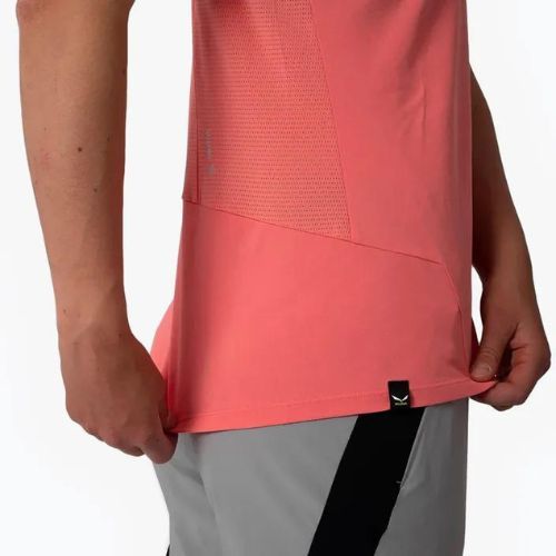 Koszulka trekkingowa damska Salewa Pedroc Dry Hyb lantana pink