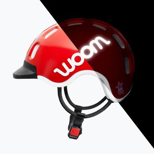 Kask rowerowy dziecięcy woom Kids red