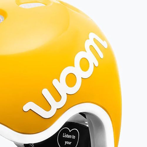 Kask rowerowy dziecięcy woom Kids yellow