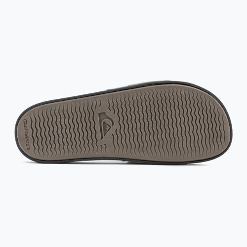 Klapki męskie Quiksilver Rivi Wordmark Slide grey