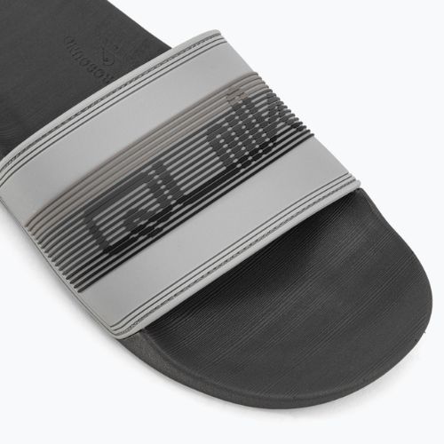 Klapki męskie Quiksilver Rivi Wordmark Slide grey