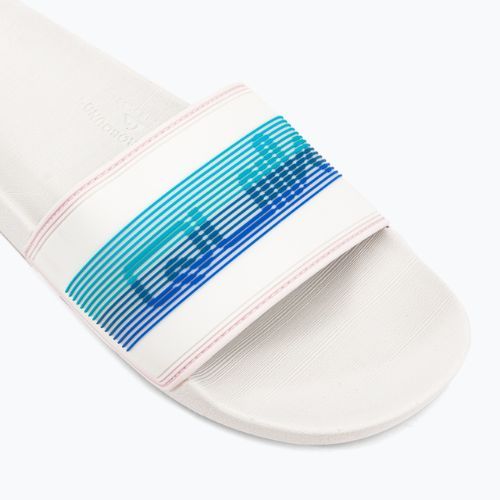 Klapki męskie Quiksilver Rivi Wordmark Slide white/blue/blue