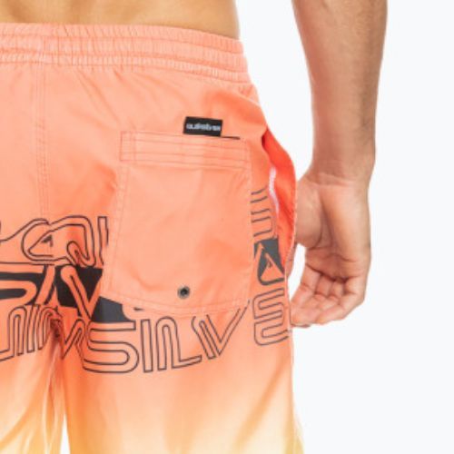 Szorty kąpielowe męskie Quiksilver Everyday Wordblock Volley 17" fresh salmon