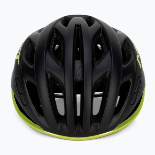 Kask rowerowy MET Estro Mips black/lime yellow metallic matt glossy