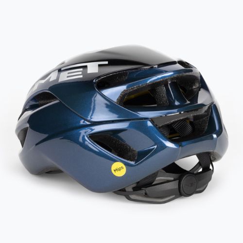 Kask rowerowy MET Rivale II Mips blue metallic glossy